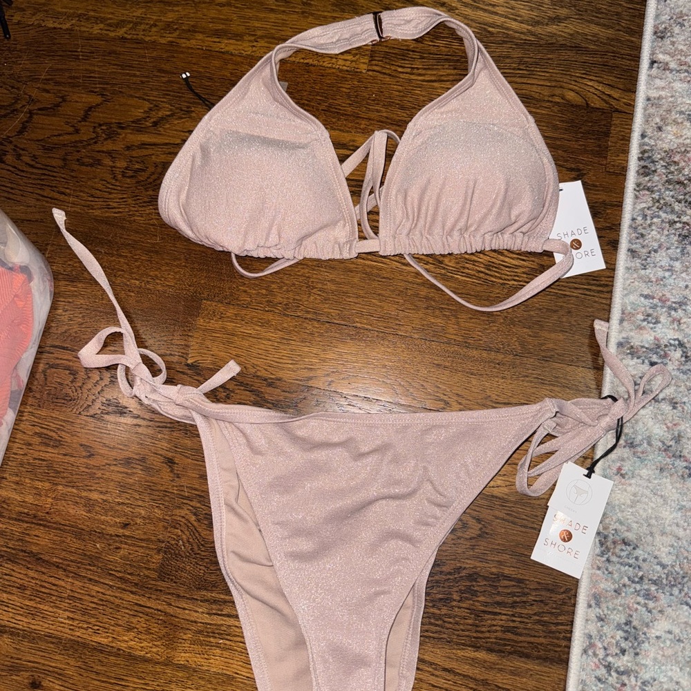 Shade & Shore Pink Triangle Bikini